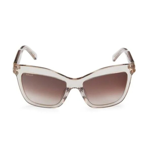 Bally 56MM Butterfly Sunglasses beige main image 4